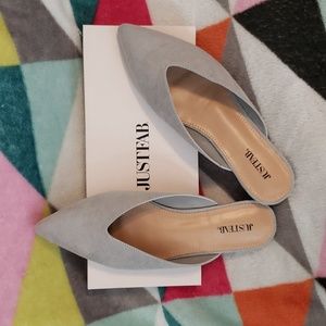 Just Fab Backless Flats